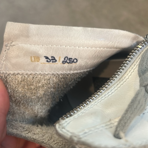 Golden Goose FRANCY White and Tan High-Top Sneakers size 38 limited edition - Picture 8 of 9